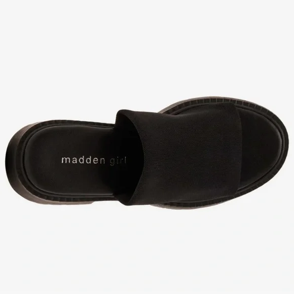 Madden Black Trick Platform Slide Size 9 NWOT - Picture 3 of 10